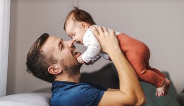Paternity leave stock image